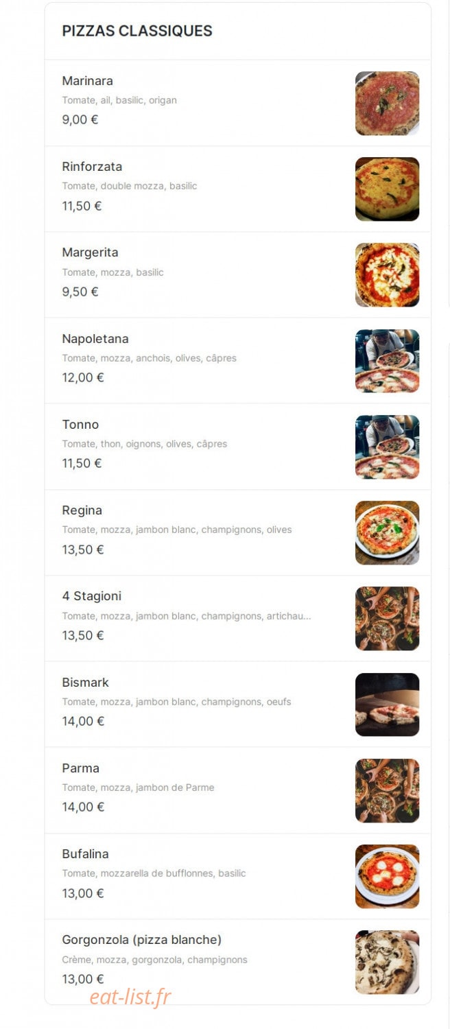 Alto Resto — carte page 3