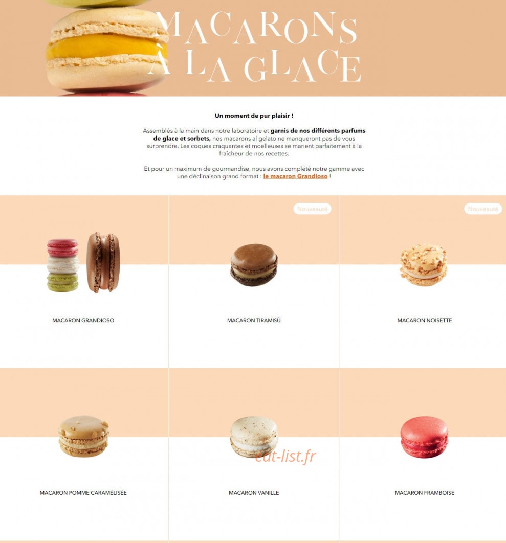 Amorino — carte page 9