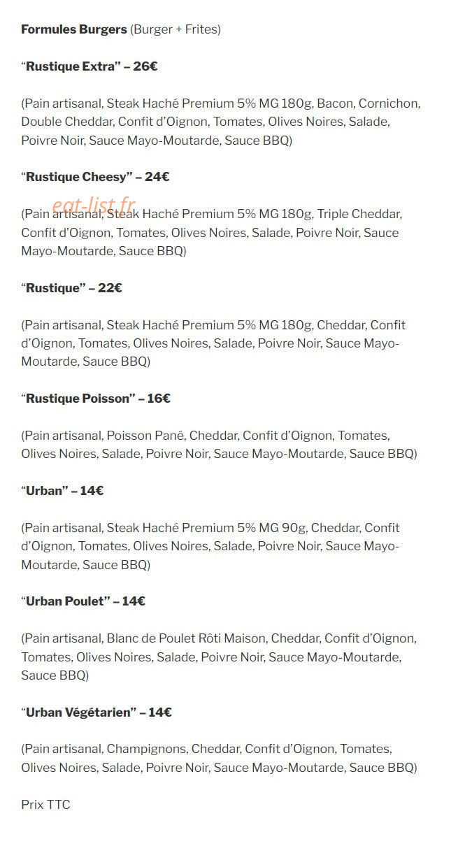 Apero Classique — carte page 6