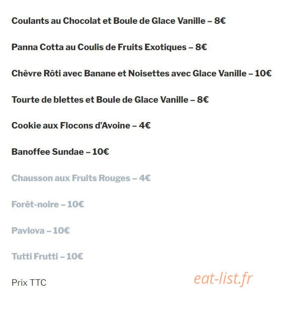 Apero Classique — carte page 13