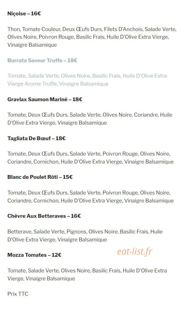 Apero Classique — carte page 11