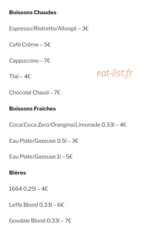 Apero Classique — carte page 14