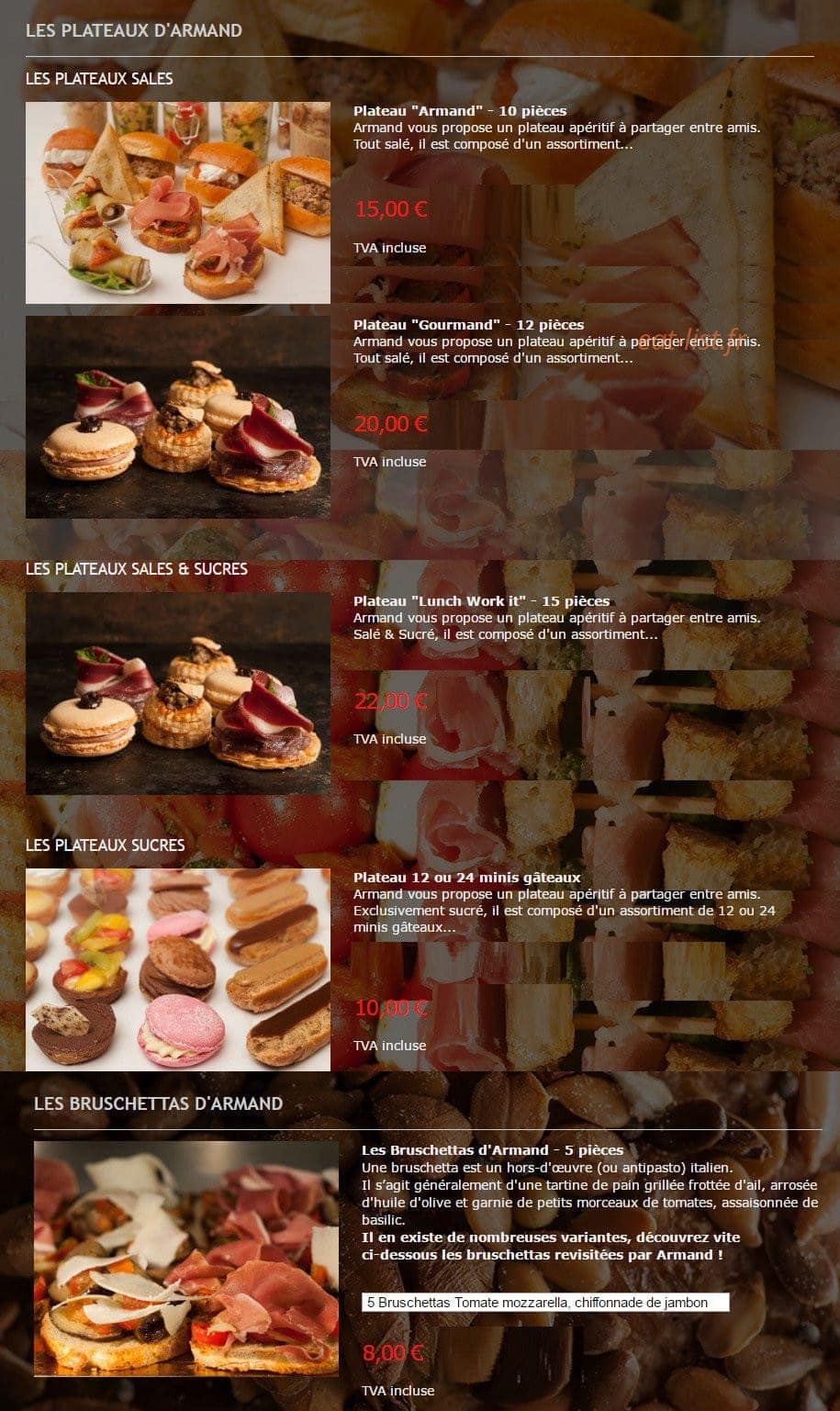 Armand — carte page 3