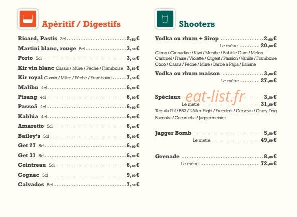 Au Fût et à mesure — carte page 6