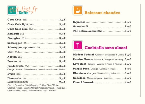 Au Fût et à mesure — carte page 5
