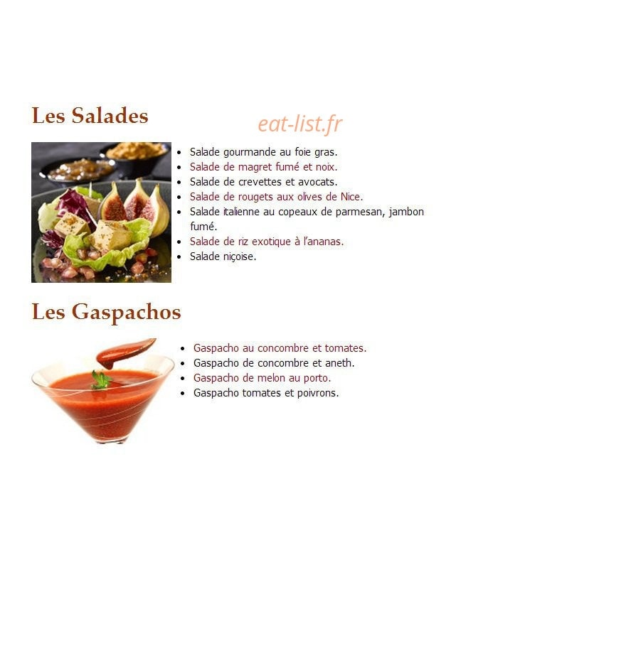 Au p'tit chef — carte page 6