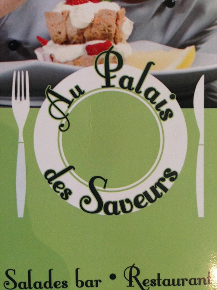 Au palais des saveurs — carte page 1