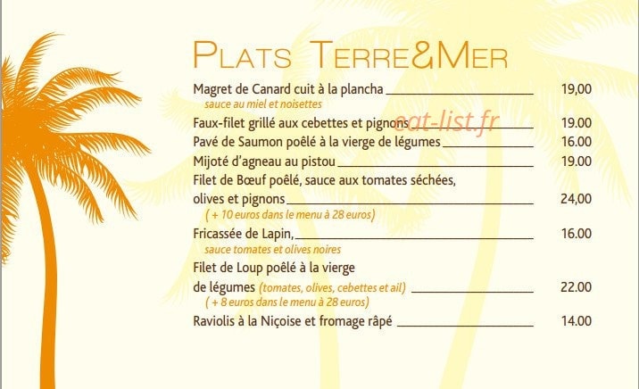 Au Rendez Vous des Amis — carte page 2