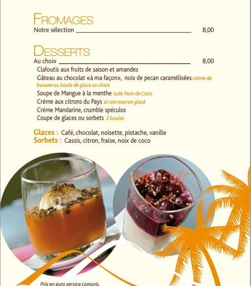 Au Rendez Vous des Amis — carte page 3