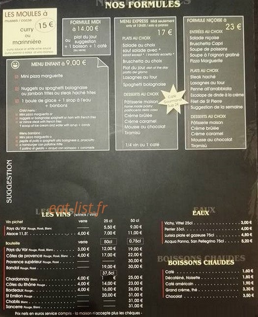 Aux 2 Palmiers — carte page 5