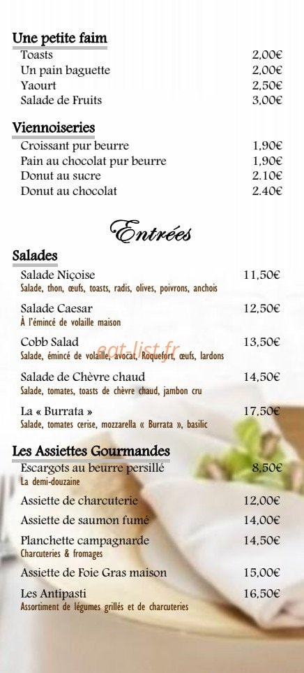 Balthazar — carte page 2