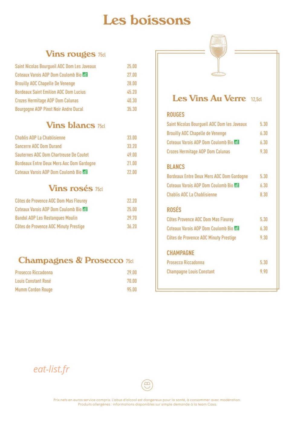 Barbara's — carte page 4