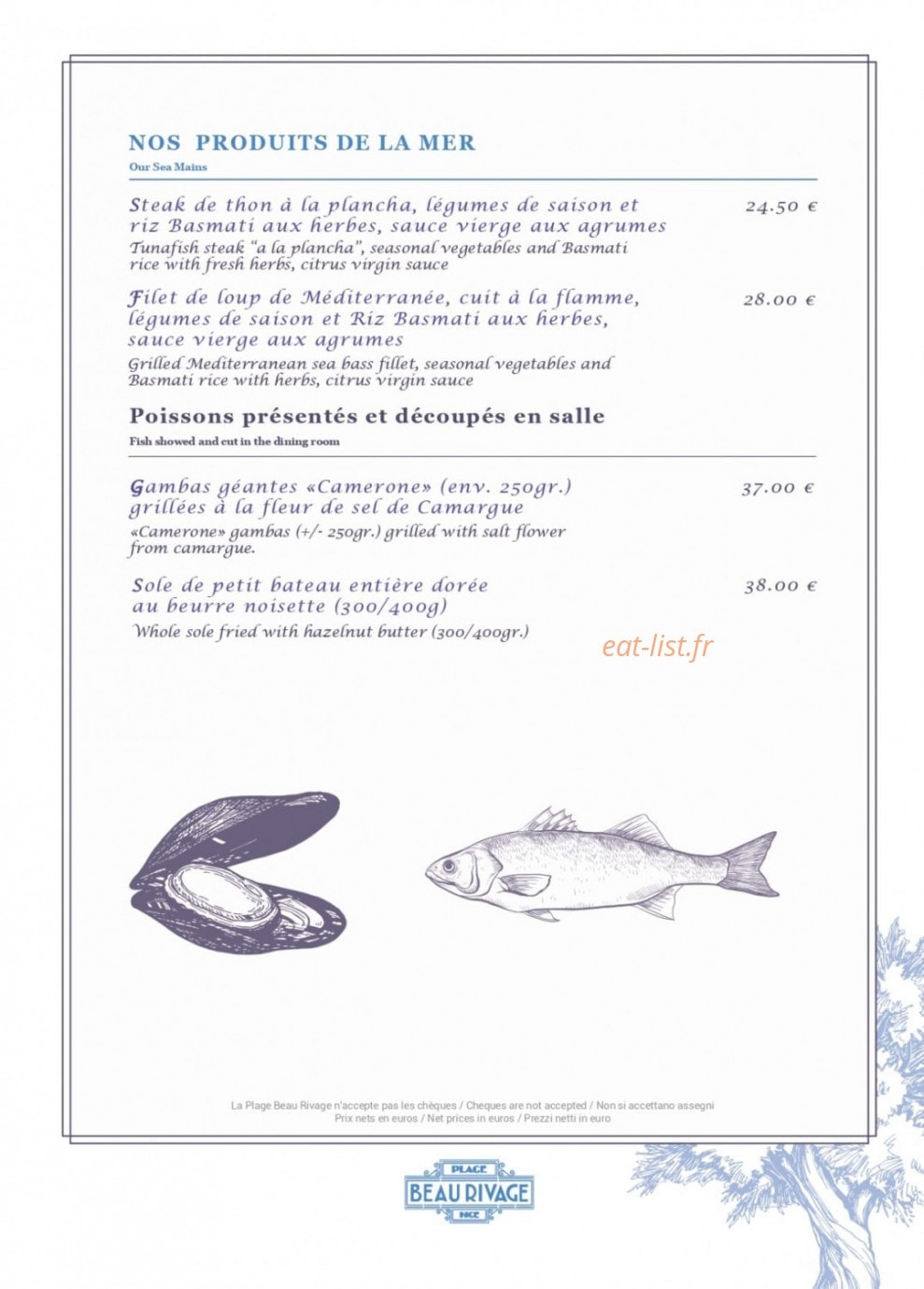 Beau Rivage — carte page 8