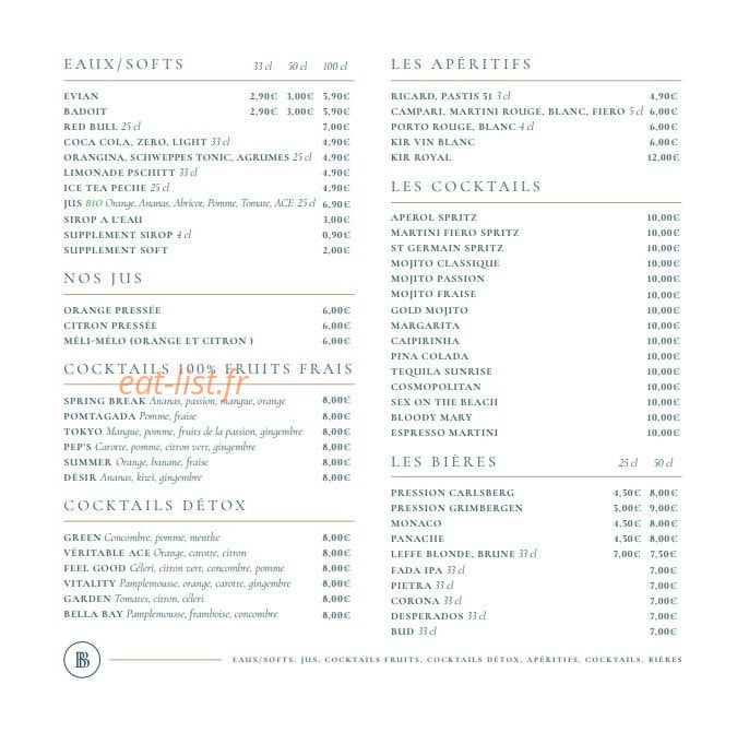 Bella Bay — carte page 5