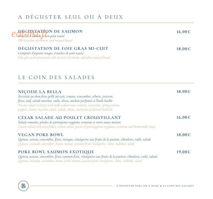 Bella Bay — carte page 2