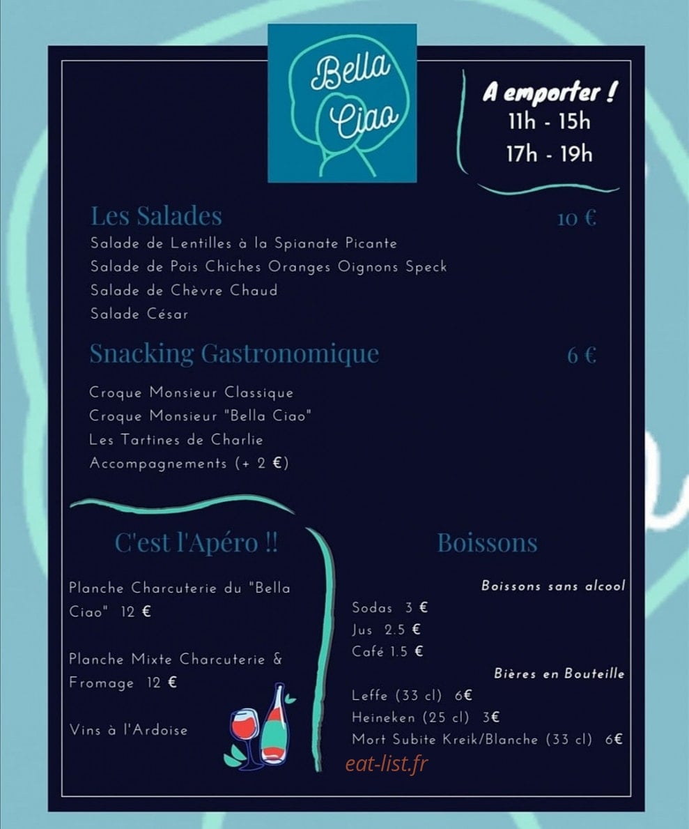 Bella ciao — carte page 1