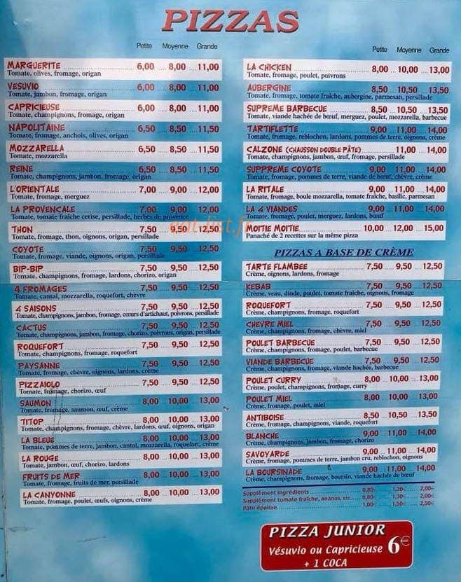 Bootgrill — carte page 1