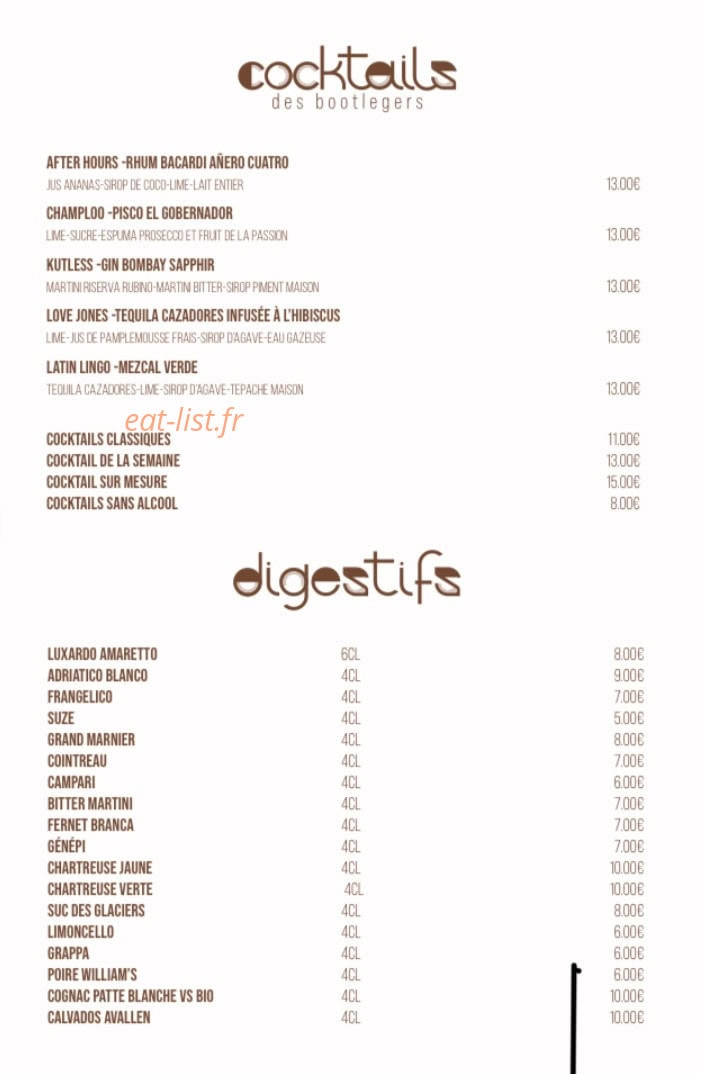 Bootleg — carte page 2