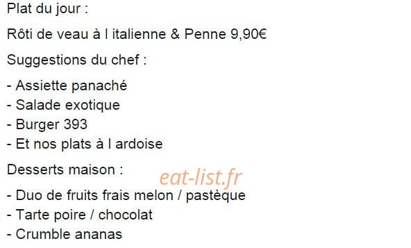Brasserie edhec le 393 — carte page 6