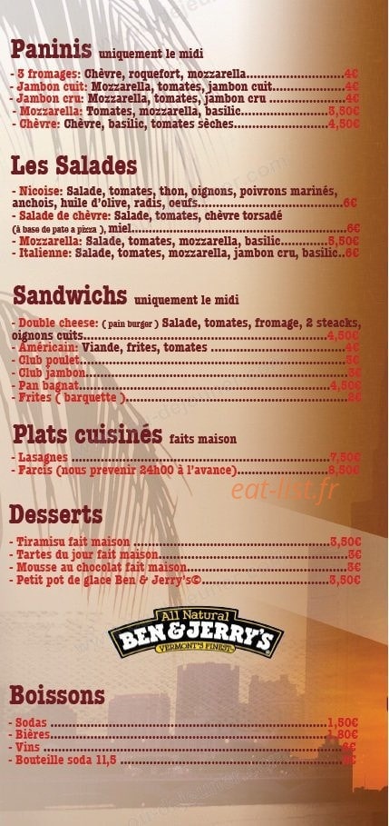 Brothers pizza — carte page 5