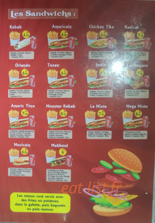 Burger Time — carte page 2