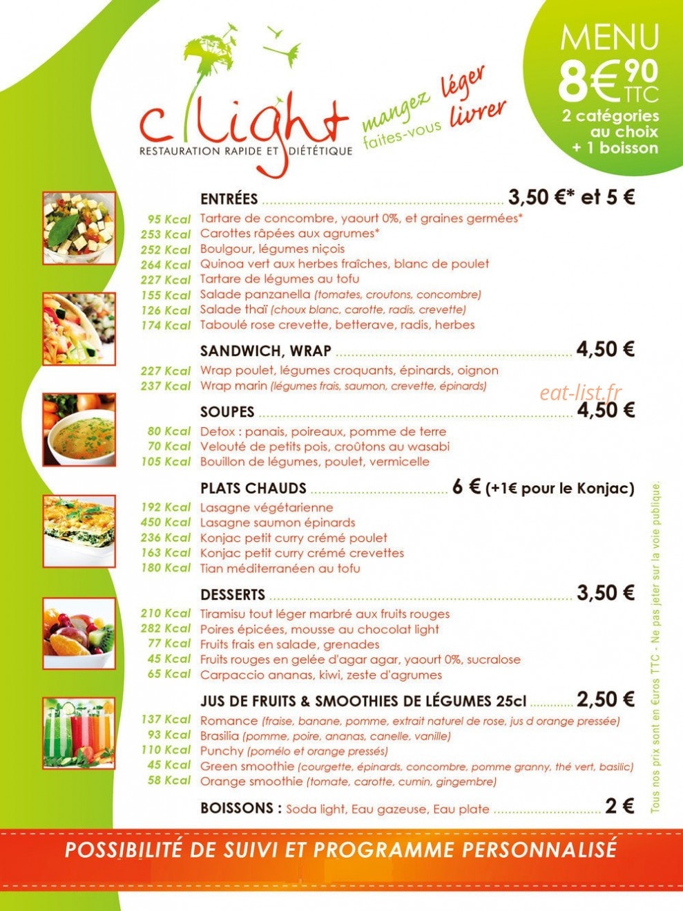 C Light — carte page 1