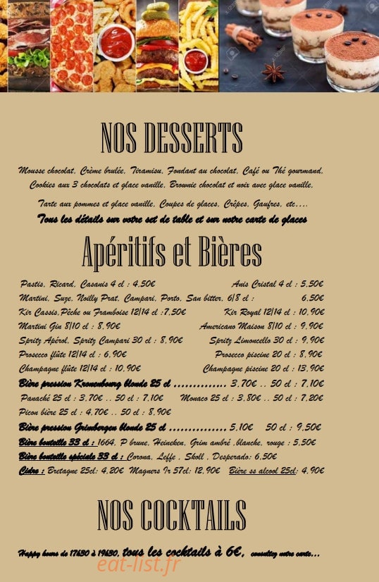 Café des Phocéens — carte page 7