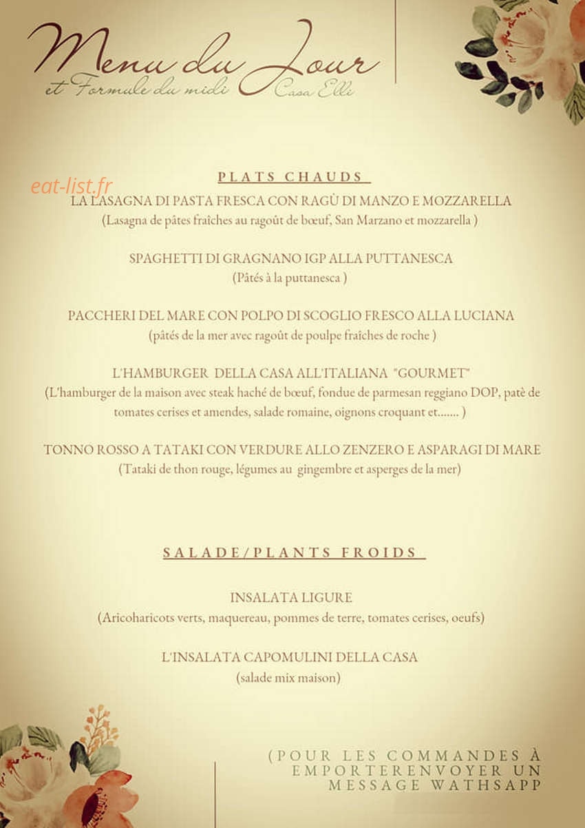 Casa Elli — carte page 1