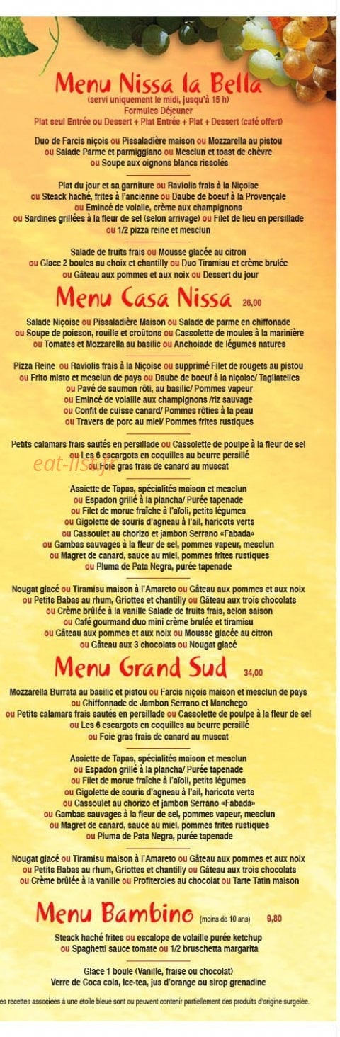 Casa Nissa — carte page 4
