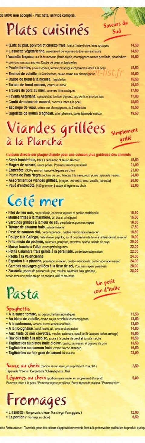 Casa Nissa — carte page 3