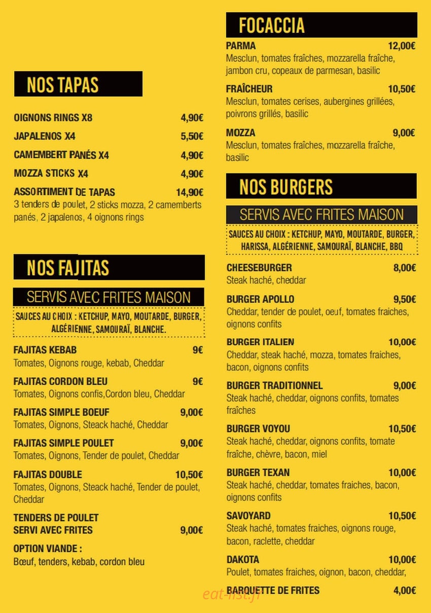 Casa Pizza — carte page 5