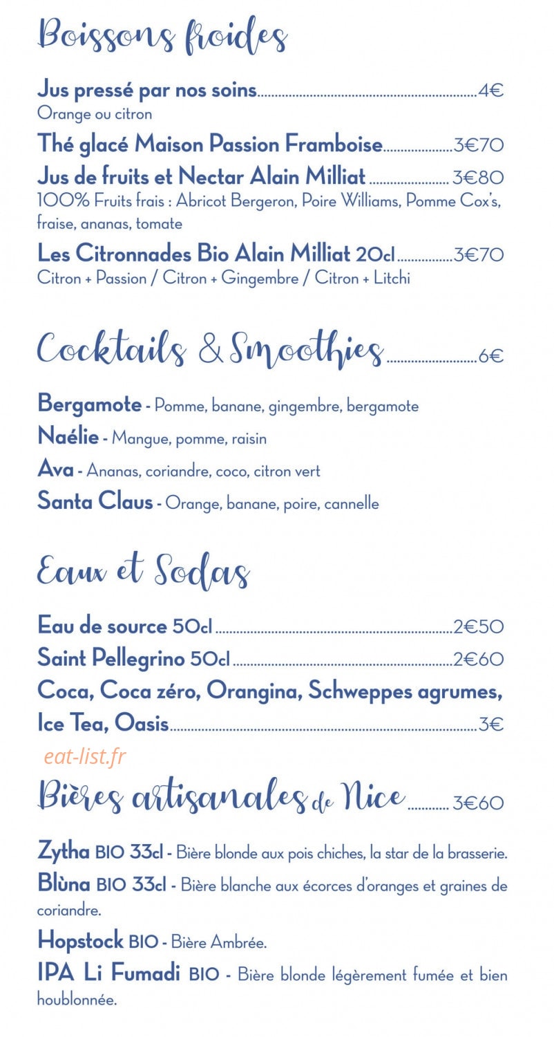 Causette & Bergamote — carte page 4