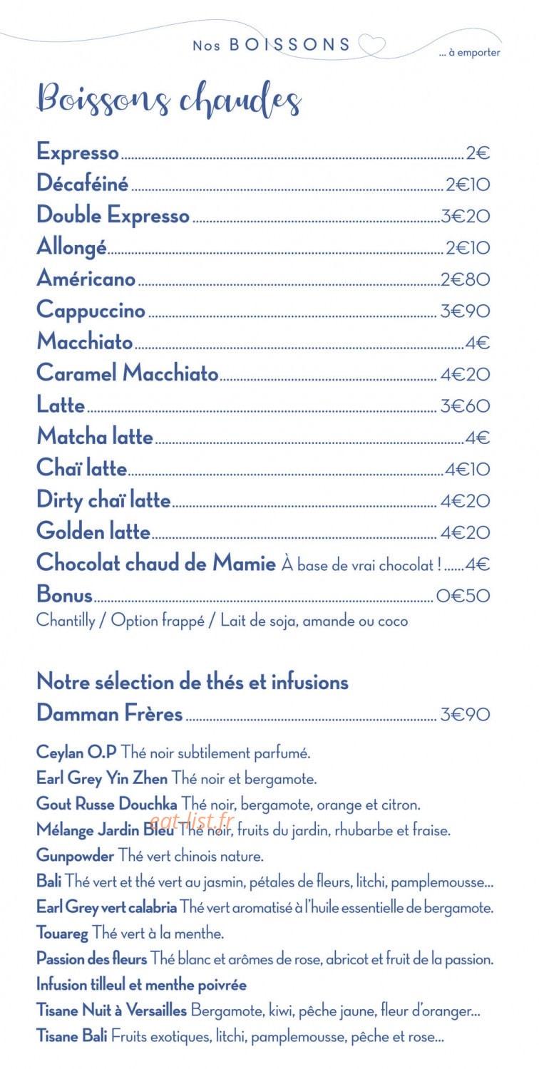 Causette & Bergamote — carte page 3