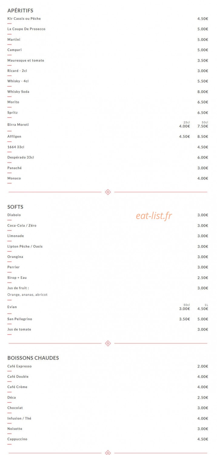 Chez Garpo — carte page 5