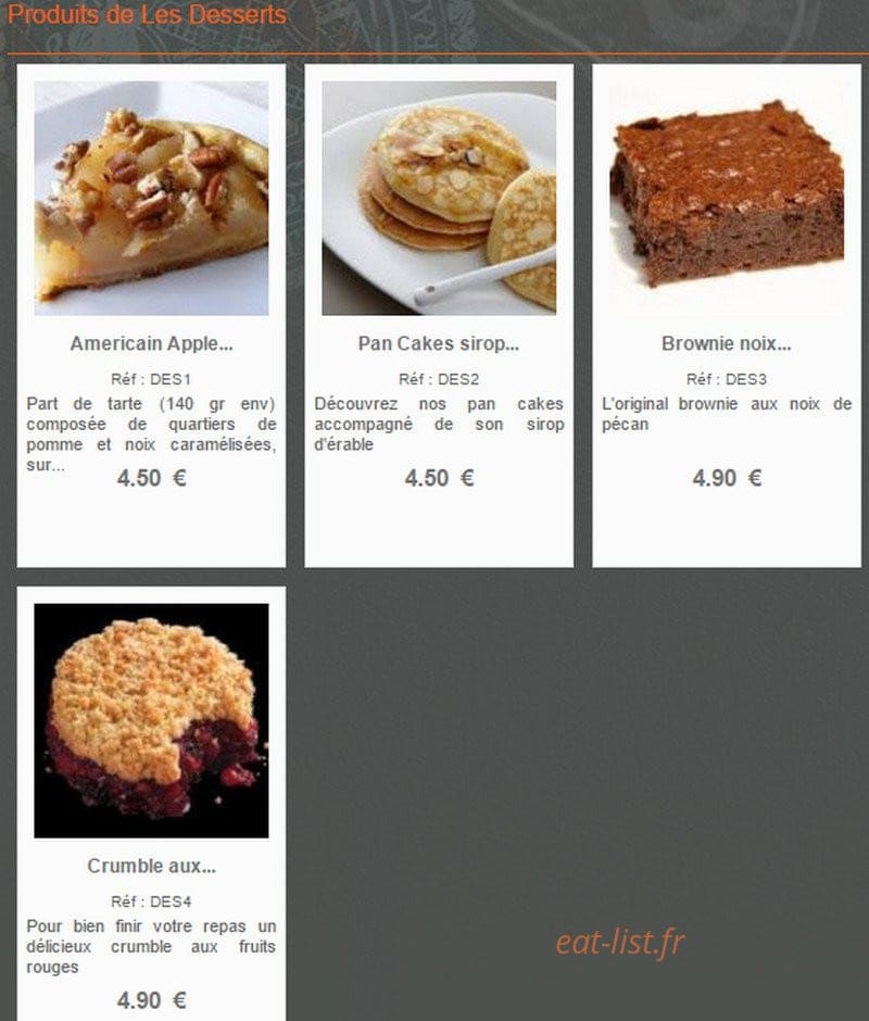 Chez l'Hollandais — carte page 12