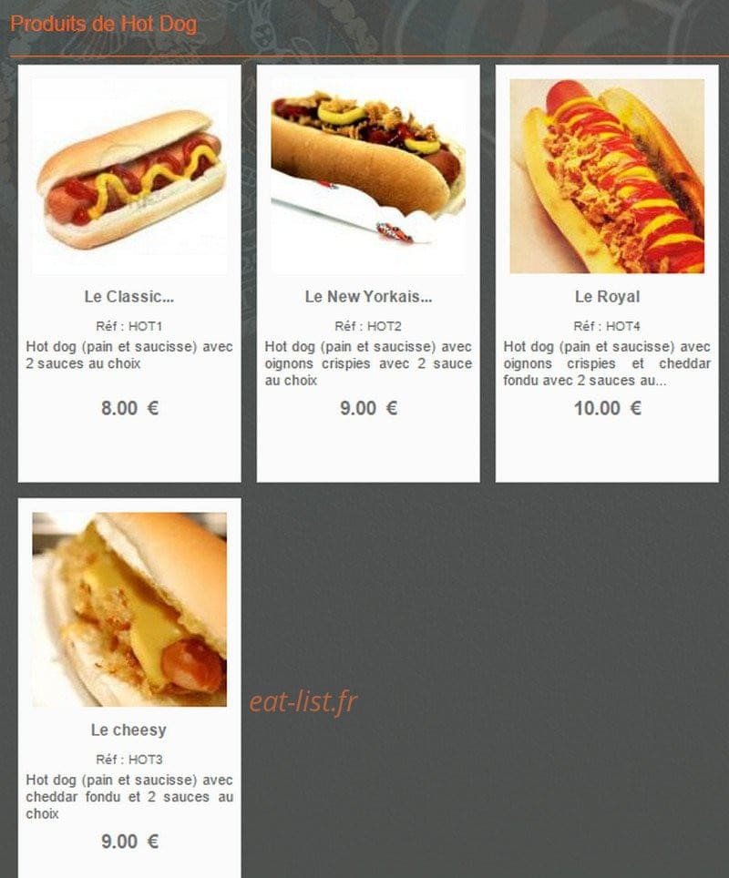 Chez l'Hollandais — carte page 6