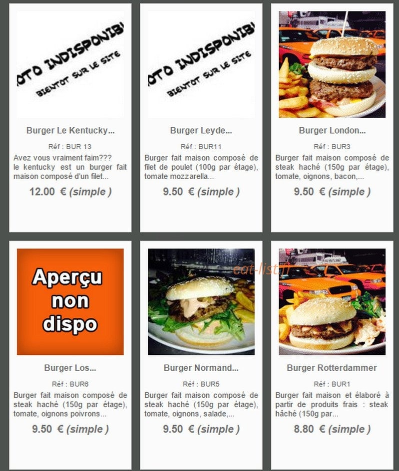 Chez l'Hollandais — carte page 8