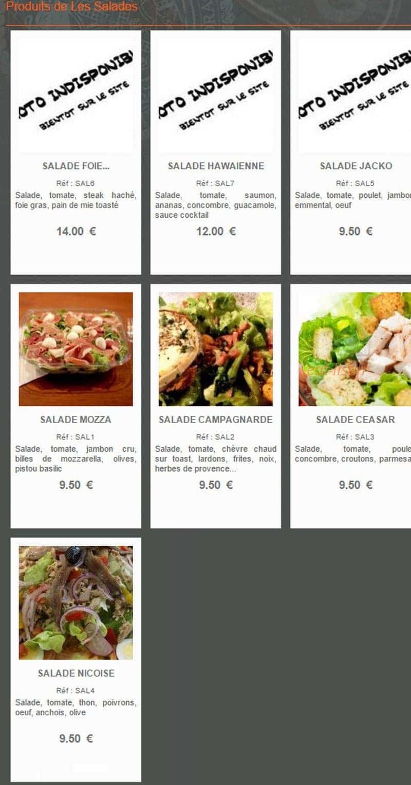 Chez l'Hollandais — carte page 2