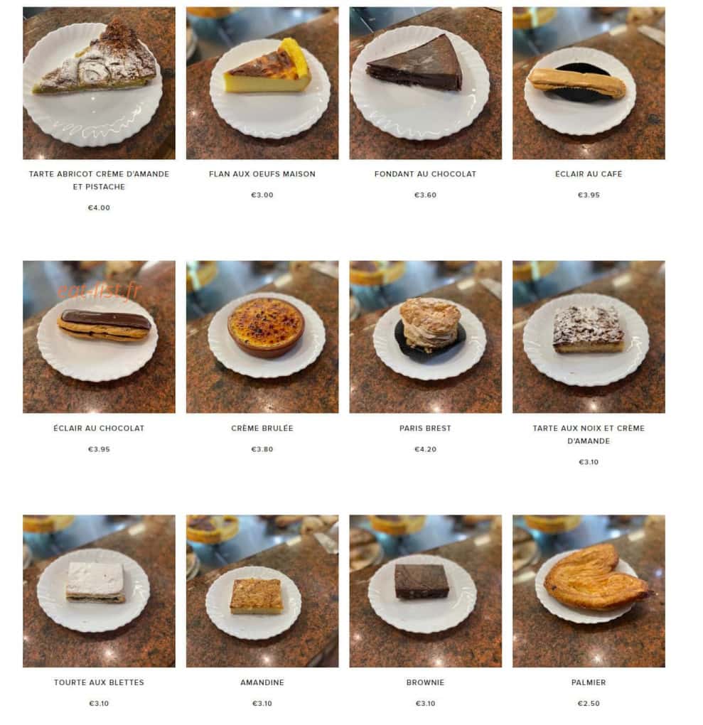 Chez Maître Pierre — carte page 2