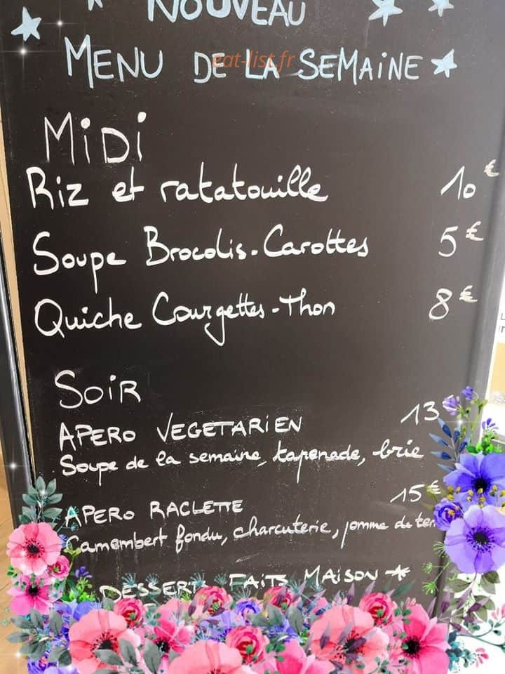 Chez Pauline — carte page 1