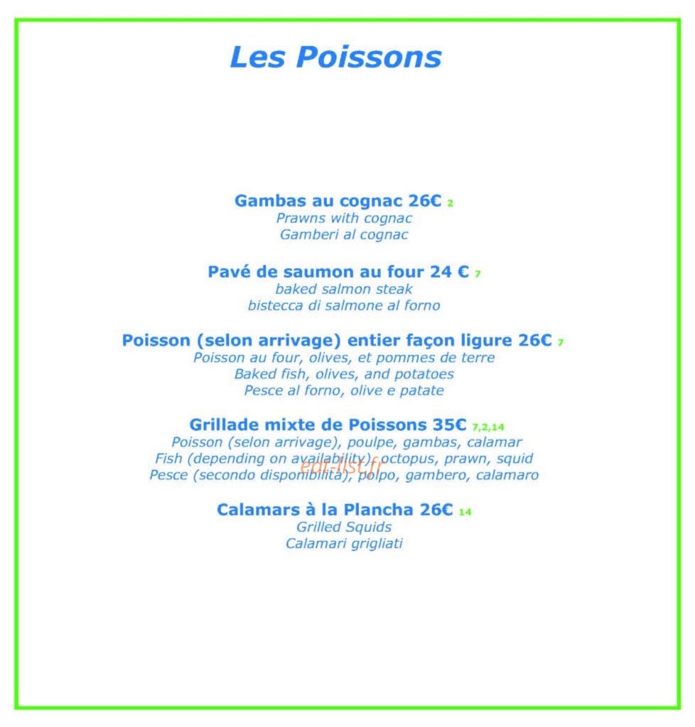 Chez RiTho — carte page 5