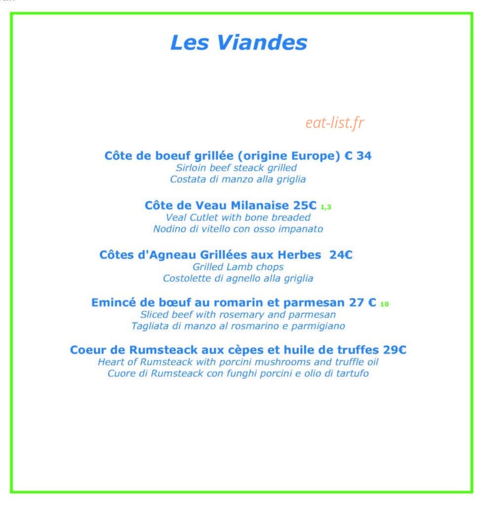 Chez RiTho — carte page 4