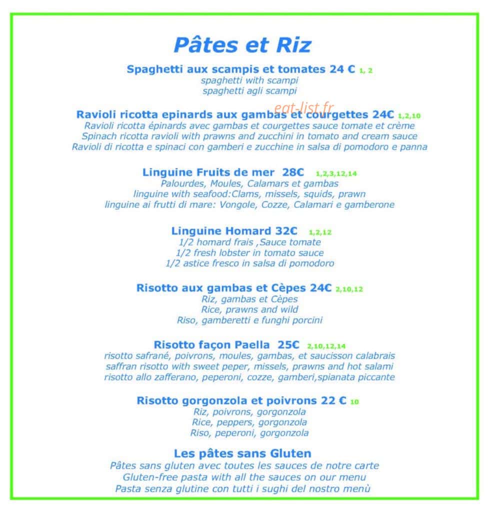 Chez RiTho — carte page 3