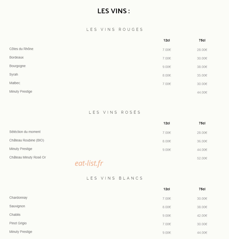 Chez Tonton David — carte page 5