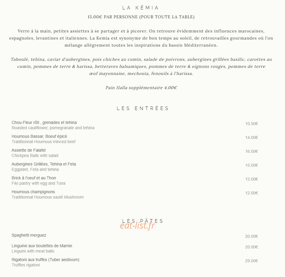 Chez Tonton David — carte page 3