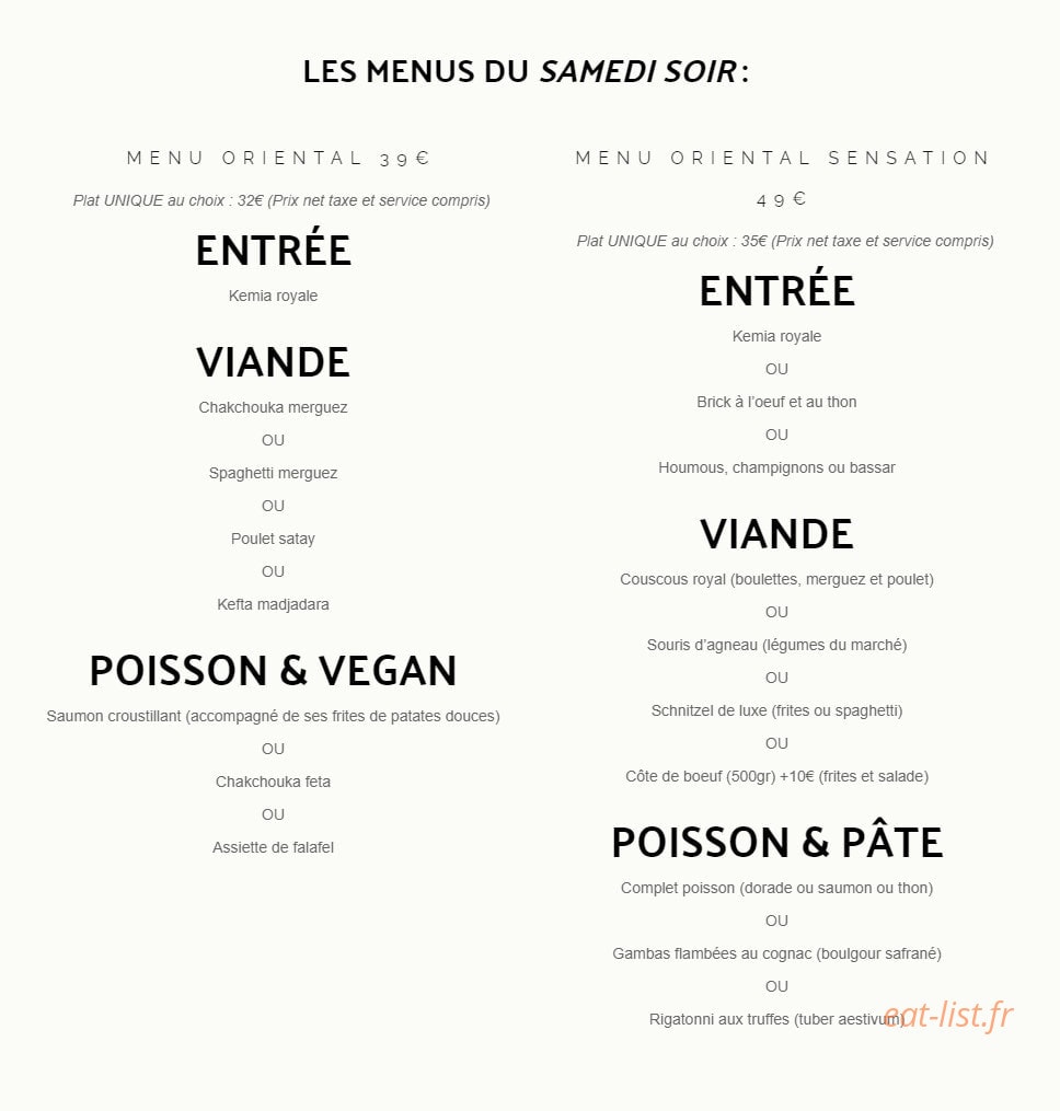 Chez Tonton David — carte page 1