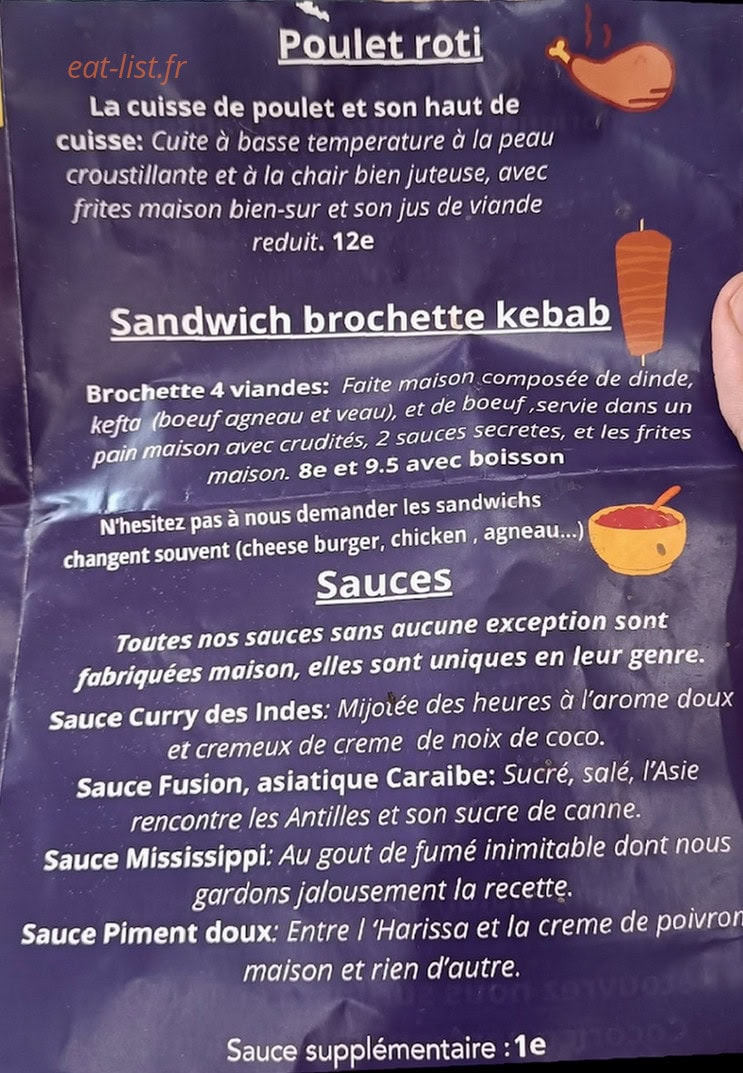 cocorico — carte page 1