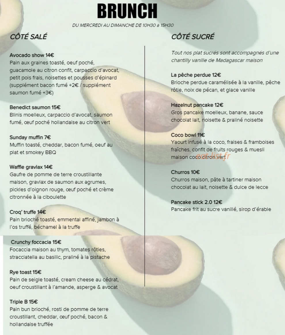 Comme un Dimanche — carte page 6