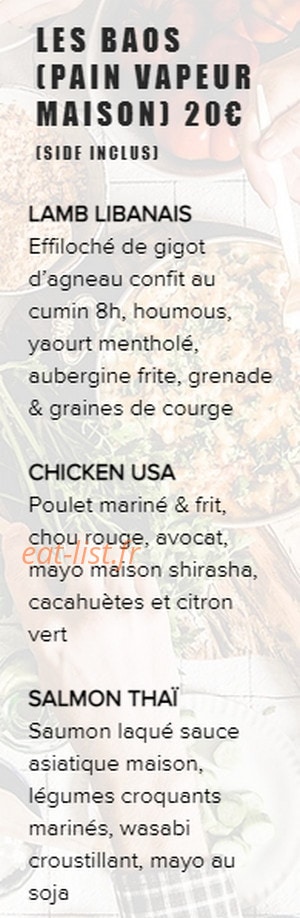 Comme un Dimanche — carte page 2