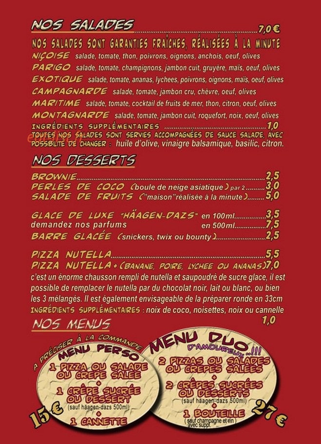 Crêp'and Go — carte page 5
